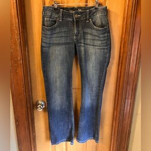 Wrangler Dark Blue Boot Cut Jeans